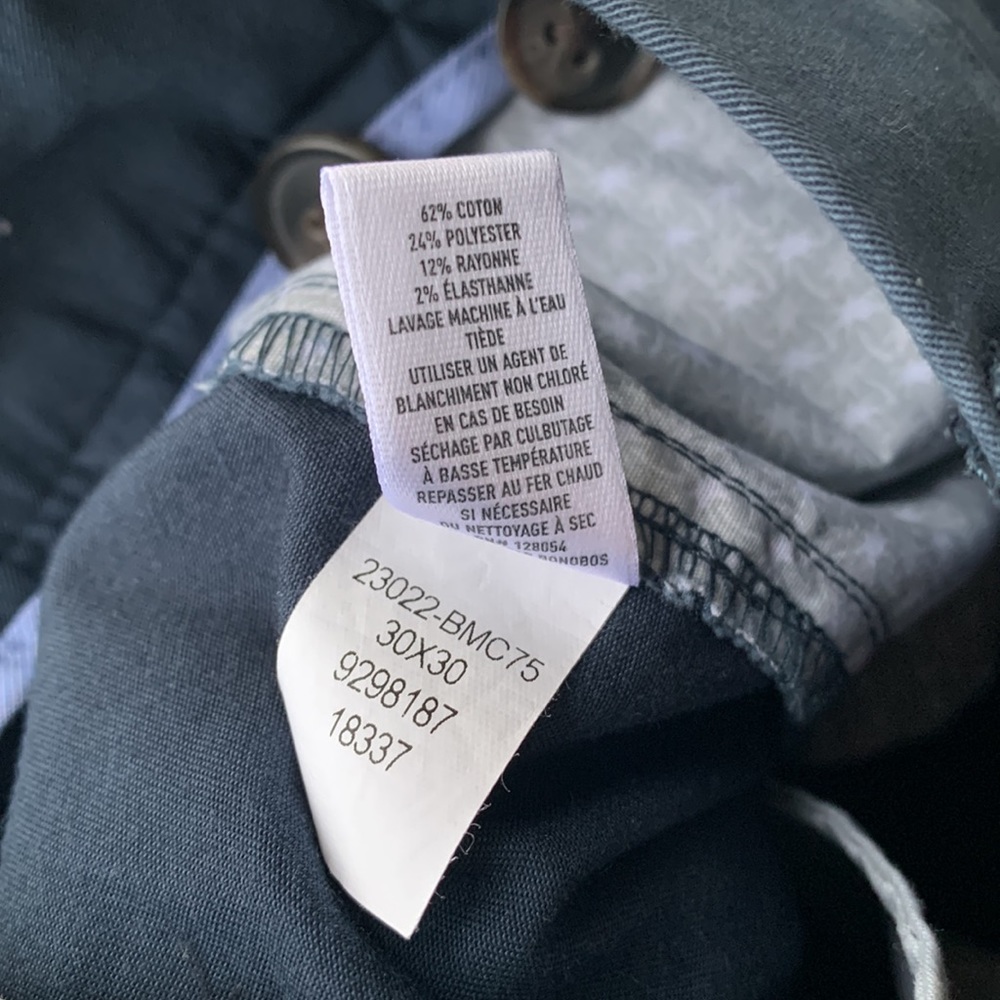 Bonobos Casual Tailored Pants 30x30 Navy blue straight - Picture 7 of 7